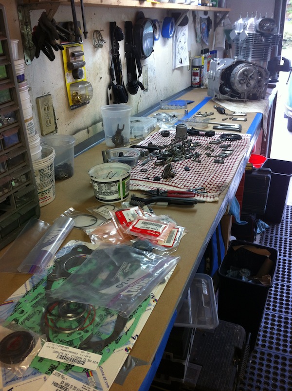 Lotsa new parts, soon I\'ll be gluing the engine together for good.