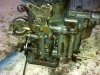 Weber carburetor is disassembled for cleaning